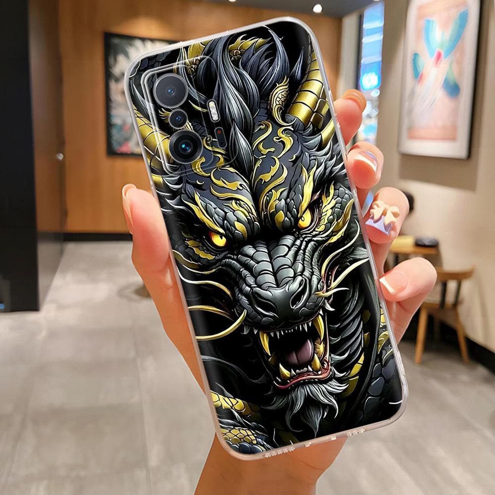 Для Xiaomi 11T Pro Чехол для телефона Модный Фэнтези Прозрачный Чехол Для Xiaomi Mi 11T Pro Mi11T ТПУ Силиконовый Противоударный Задние Крышки Funda