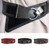 Buckle Classic Luxury Wide Belts Punk Rocker Waistband Stretch  Leather Corset Band EMA