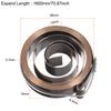Drill Press Return Spring Quill Spring Feed Return Coil Spring Assembly Blackening Expand Length 680-1800mm Spring OD 34-66mm
