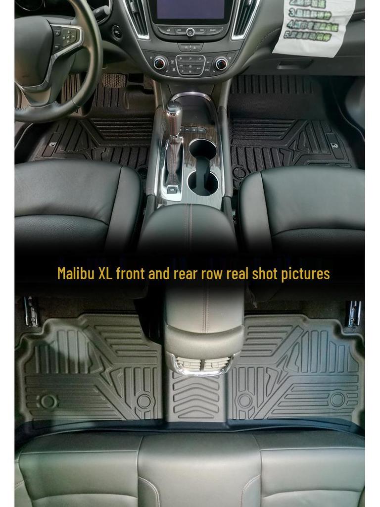 Коврики TPE для пола и коврик в багажник Chevrolet Malibu: Водонепроницаемый, Экологичный, Подходит для моделей 20 лет и XL.