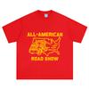 All-American Road Show Print T-shirt CHRIS STAPLETON Rock Band Design Tshirts Short Sleeve Cotton Male T Shirt Unisex Streetwear