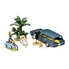 TOMYTEC DioColle 64 1/64 #CarSnap 19a Surfing ABS Resin/PVC Figure and Accessories (Painted, Partially Assembled) + Die-Cast Miniature Car Set