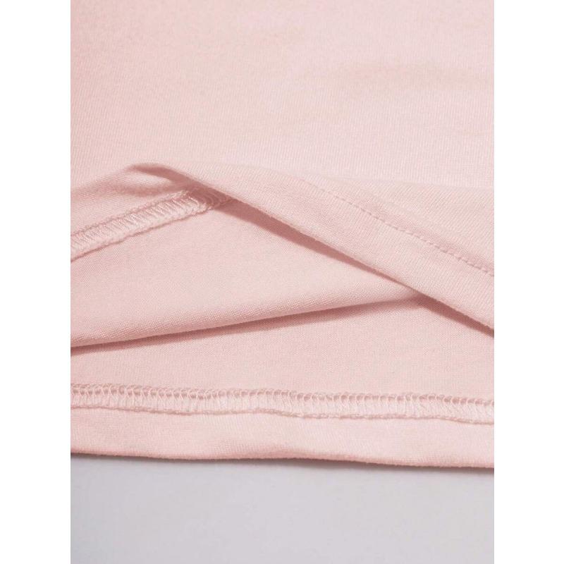 Women's Y2K Slim and Skinny Solid Colour U Neck Long Sleeve Top