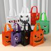 8pcs Halloween Non-woven Snack Bags Pumpkin Ghost Bat Mummy Monster Cat Pattern Tote Trick Or Treat Halloween Party Gift Bags