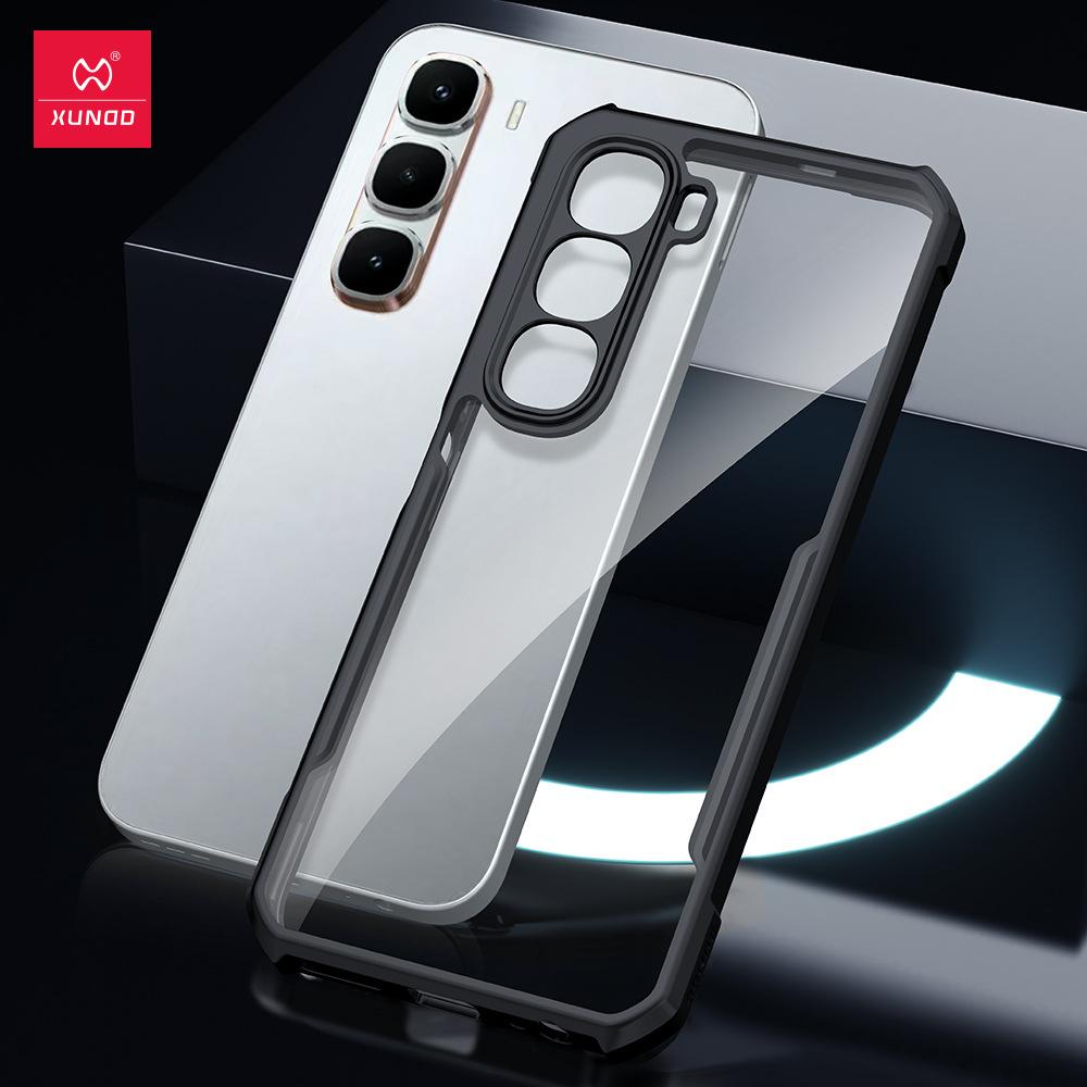 Case For infinix Hot 50 60 60i Pro Plus Anti-Fall Airbag Corners Ultra Clear Fine Grip Bumper Back Cover