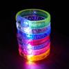 5Pcs Luminous Bracelet Led Light Up Wristband Concert Support Bracelet Multi Color Luminescence Glow In The Dark Party Supplies