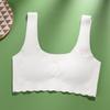 Cool and antibacterial detachable seamless cup - breathable vest underwear for girls in the second and third stages of development