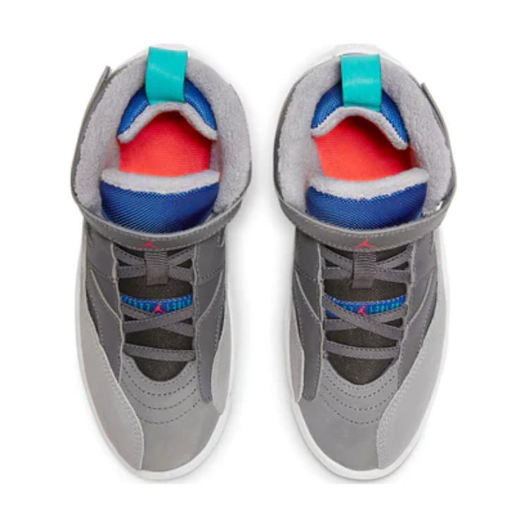 Jordan Jumpman Two Trey Удобные Универсальные Нескользящие Амортизирующие Поддерживающие Высокие Детские Баскетбольные Кроссовки Детские баскетбольные кроссовки DQ8432-005