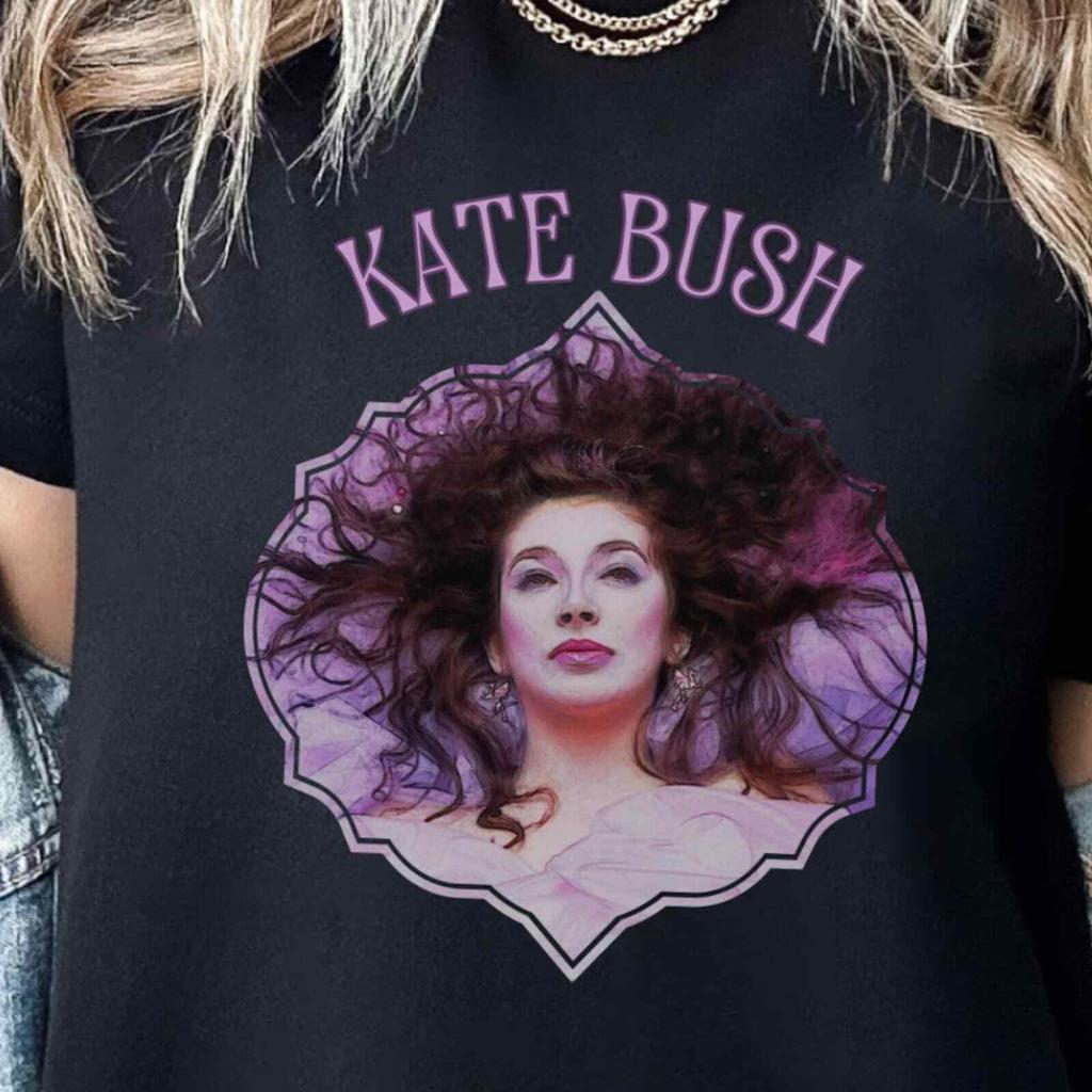 Футболка KATE BUSH Футболка Футболка Футболка Группа 1980-х Музыка Винтажная Эстетика