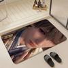 Plant P Aster Floor Mat Eco  Flannel Doormat Non Slip Odorless Indoor Floor Rug Soft Short Plush Home Mat