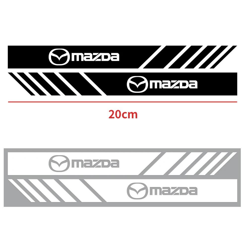 2Pcs Car Rearview Mirror Decorative Stickers Body Modification Decals For Mazda 3 6 Axela CX-3 Demio MPS Atenza CX-5 CX-8 Demio FF27