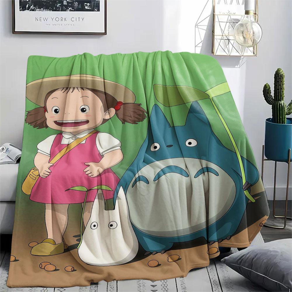 Mei Kusakabe Printed Flannel Blanket, soft throw for bedroom sofa, washable, fan merchandise, great gift.