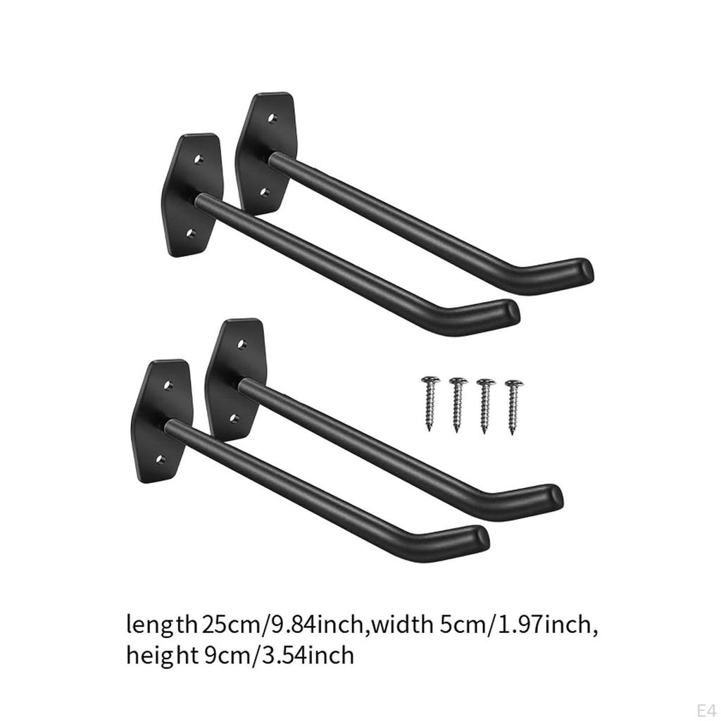 4 крючка для гаража, система хранения шин, настенное крепление, прочная, для ремонтных мастерских