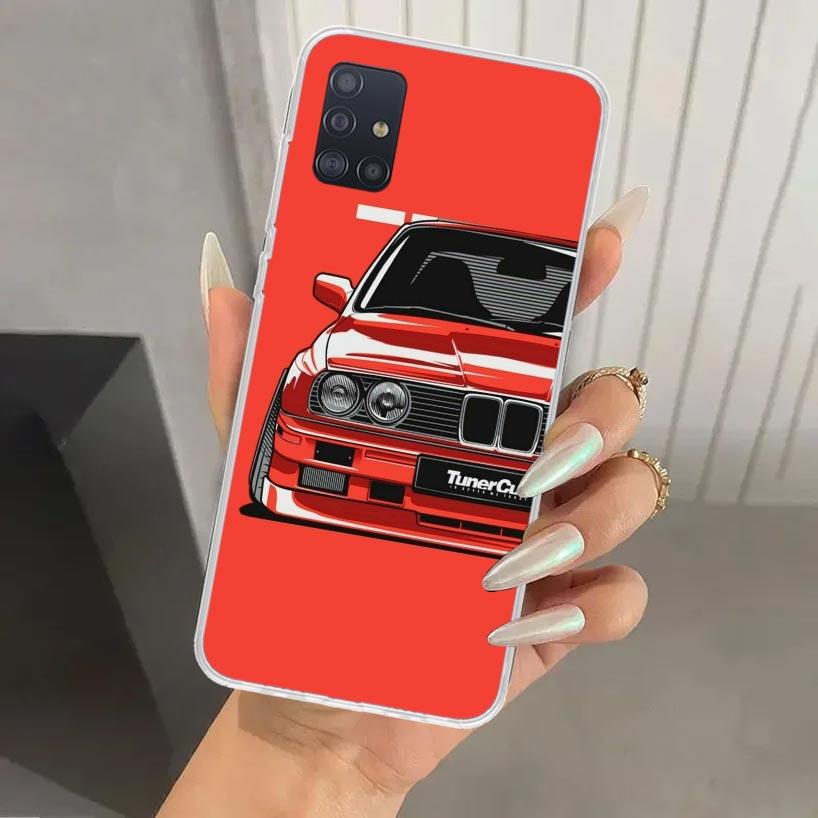 Япония JDM Спортивные Автомобили Комикс Чехол для Телефона для Samsung Galaxy A52 A32 A22 A12 A02S A50S A30S A10S Note 20 Ultra 10 Plus S10 A31 A20