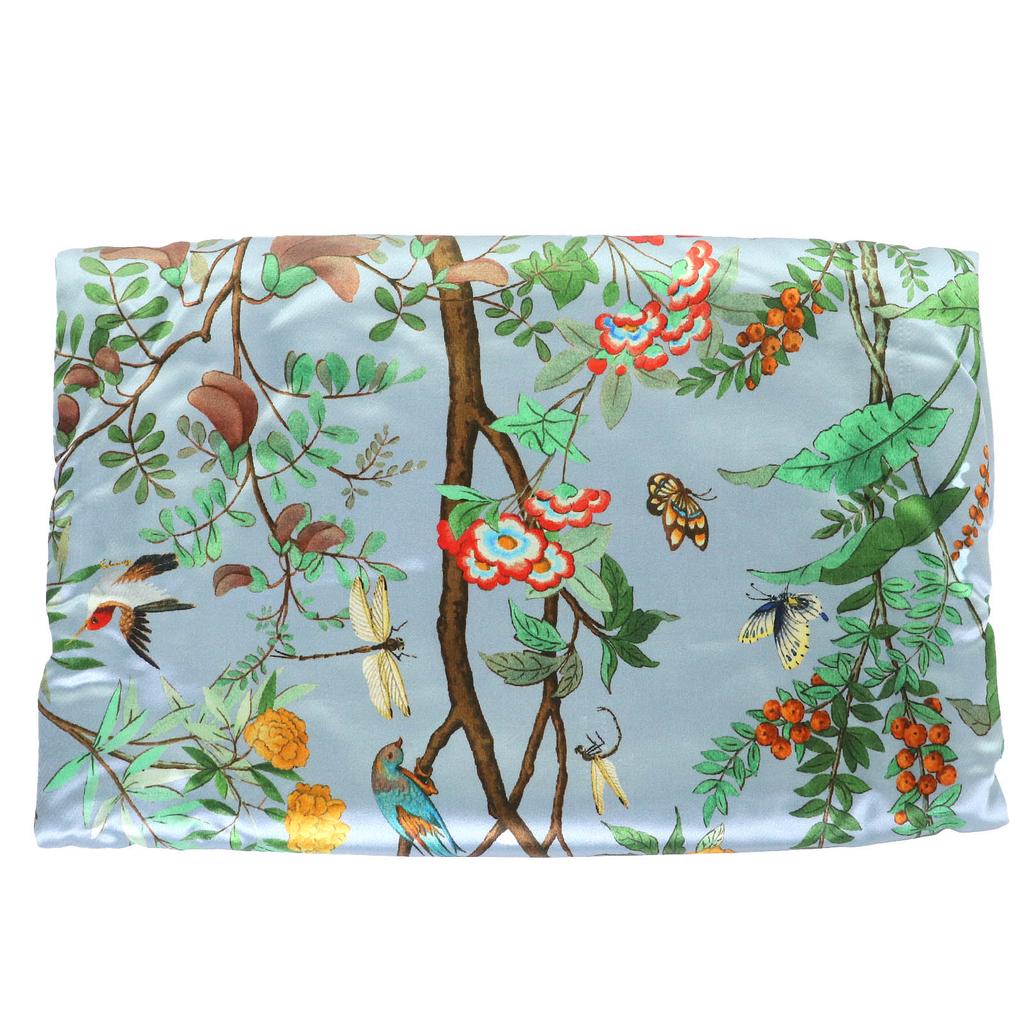 Pristine GUCCI Other Botanical Travel Set: Eye Mask, Air Pillow, and Slippers 3-Piece L Used