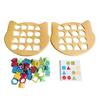 1 Набор Игра на сопоставление геометрических форм для малышей, мальчиков и девочек, тренировка логики и концентрации, изучение цвета и формы, развивающая игрушка
