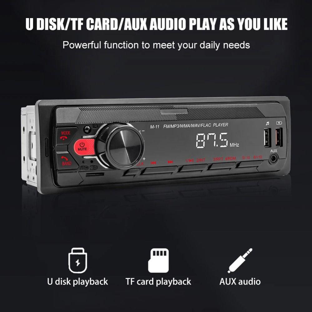 12V Bluetooth Автомобильный MP3-плеер Светодиодный дисплей Автомобильный MP3-плеер Высокое качество Автомобильное FM-радио Универсальный