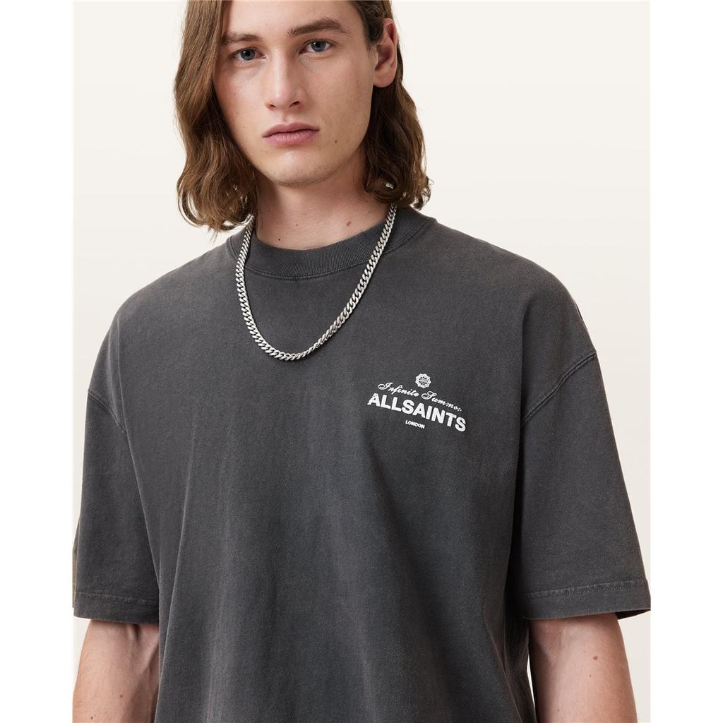 Soleil SS Crew Мужская хлопковая футболка Свободная Оверсайз Y2k Повседневная С коротким рукавом Парная футболка Уличный Хип-хоп Женская Мужская одежда