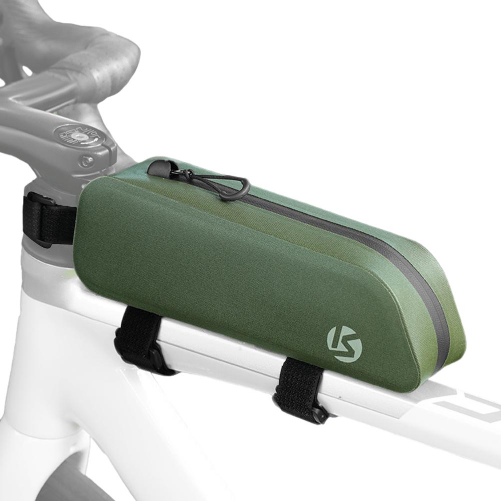Bike Top Tube Bag Reflective Bike Front Frame Bag Top Tube Riding Bag Cycling Accessories Pouch for Outdoor Cycling