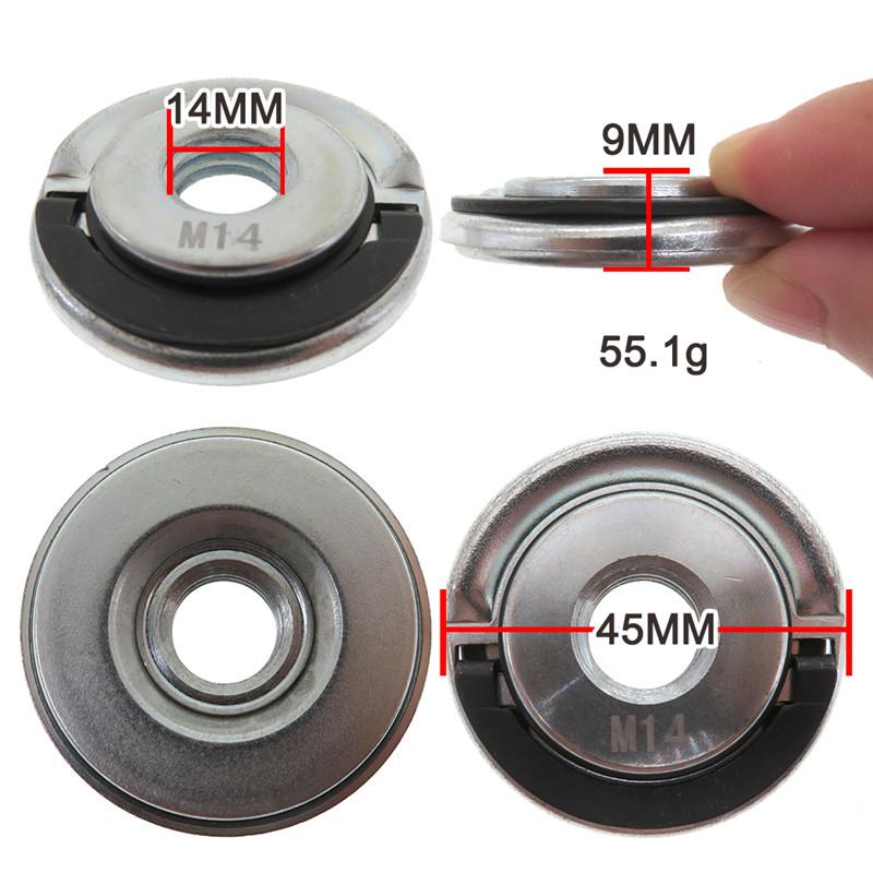 Самостопорящаяся металлическая фланцевая гайка M14 для угловых шлифовальных машин с функцией быстрого отсоединения