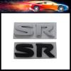 3D Premium SR S R for SR TURBO Car Engine Hood Fender Trunk Tail Rear Decal Emblem Badge Sticker