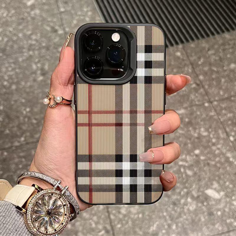 Совместимо с чехлом для телефона Apple iPhone 17 Pro Max 14/13/12/11 Минималистичный 16 Клетчатый узор 8/XS/XR 15