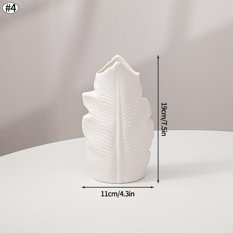 Ins Креативная ваза Белая минималистская ваза Растение Цветочное украшение Украшение Гостиная Цветочная композиция Контейнер