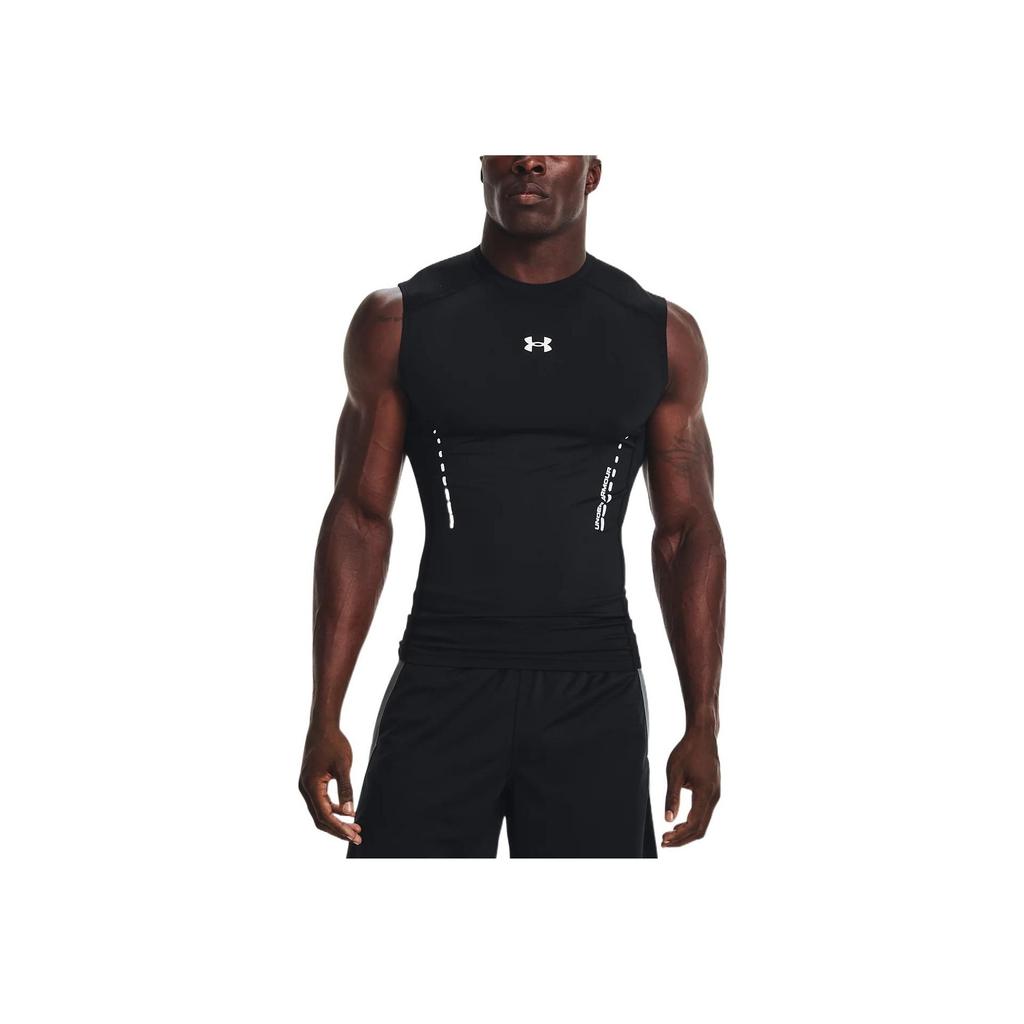 Under Armour Тренировочные спортивные компрессионные майки мужские черные 1370656-001