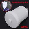 White 600ML Spray Gun Plastic Cup Pot QCC Thread Connector For SATA Spray Gun