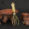 Антикварные фигурки кальмаров Миниатюры Статуэтка морского животного из цельной латуни Чайный питомец Настольное украшение Счастливые домашние украшения Аксессуары Поделки