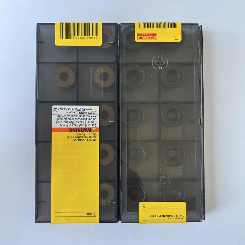 Original Sandvik / S-RCKT1606MO-PH F4D7 CNC Lathe Carbide Blade 10 PCS