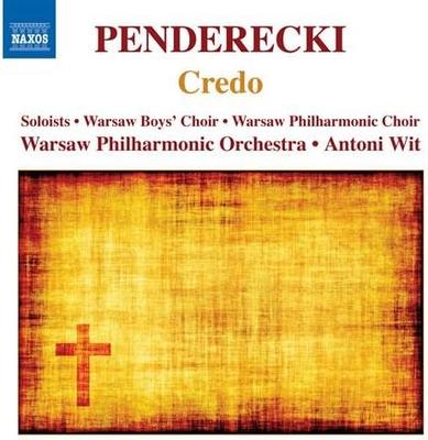 CD ПЕНДЕРЕЦКИЙ, ВИТ, ВАРШАВСКАЯ ФИЛАРМОНИЯ - Пендерецкий: Credo 8572032 Япония ОбиКлассика Б/У