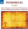 CD PENDERECKI, WIT, WARSAW PHILHARMONI - Penderecki: Credo  8572032 Japan ObiClassical Used