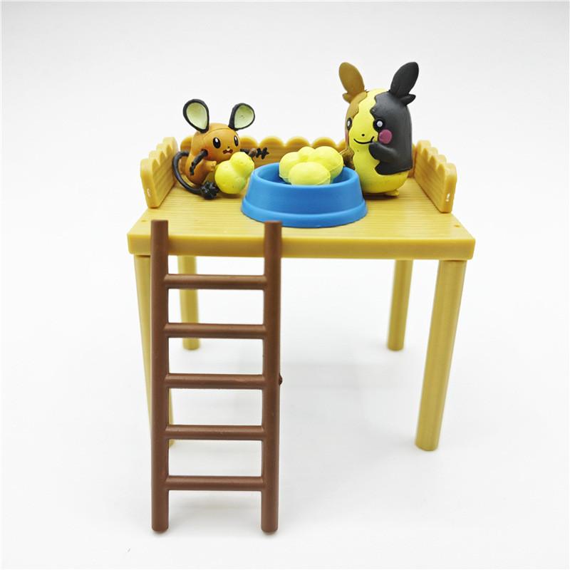 Adorable Pikachu Forest Sports Playground Miniature Scene Blind Box Collectible