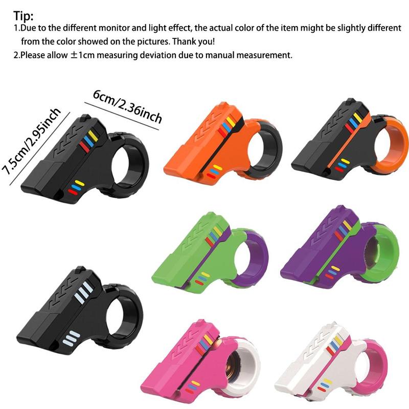 3D Printed Decompression Slider Toy, 1 Count EDC Finger Spinner Toy, Stress Relief Toy for Adults & Teens, Durable Novelty Toys for Gift, Mother's