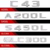 Задняя декоративная эмблема новая C/A/E класс E300L GLC260 C200L буквы AMG модификация