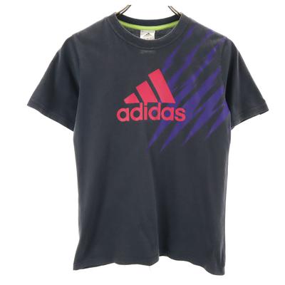 Adidas Футболка с коротким рукавом 140 Угольно-серая Детская Б/у