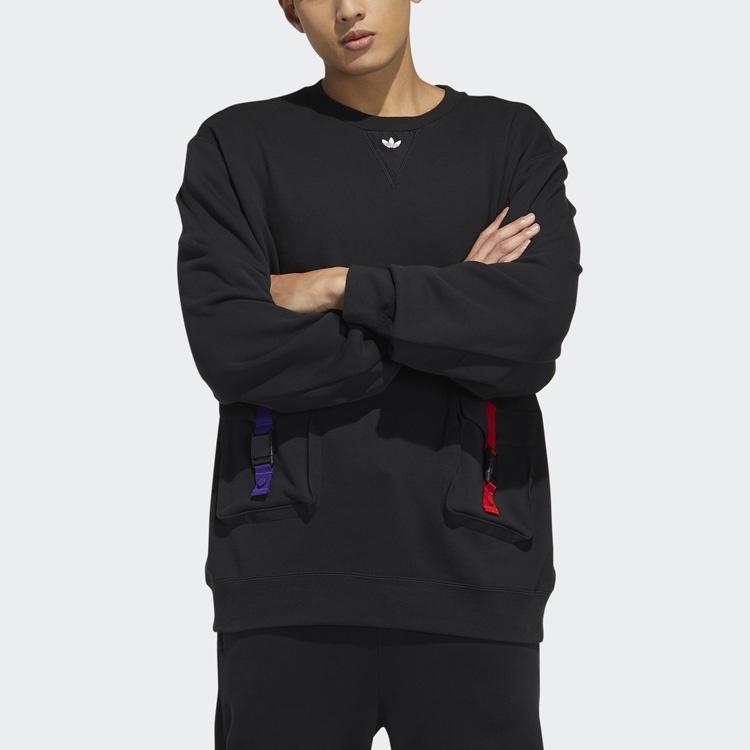 adidas Серия Originals CNY Свитшот Повседневный Спортивный Круглый Вырез Черный Мужской GN5450