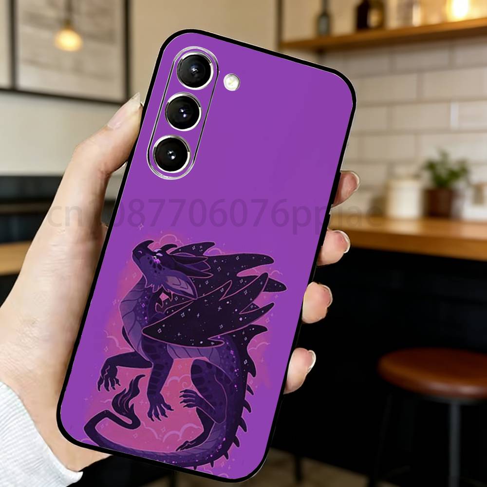 Чехол для телефона 'Крылья Огня' с изображением дракона для Samsung S20,21,21,22,23,24,25,26 plus,ultra Силиконовый Чехол