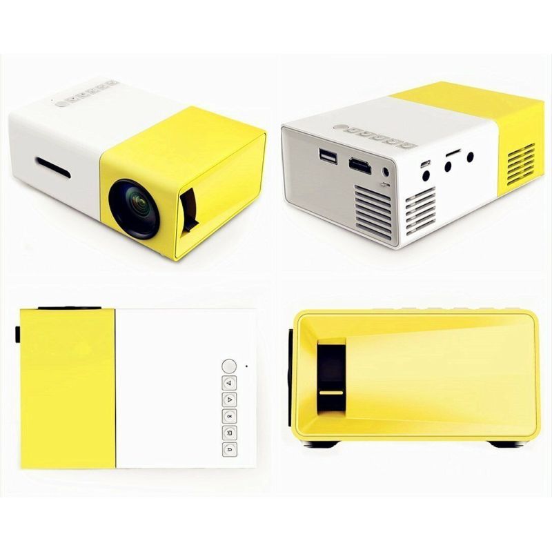 Hot! YG300 1080P Home Theater Cinema Usb Hdmi-compatible AV SD Mini Portable Hd Led Projector