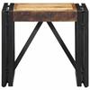 VidaXL Table basse 40x40x35 cm bois de manguier massif brut, table latérale, table de salon, table d'accent, bout de canapé, 4016682