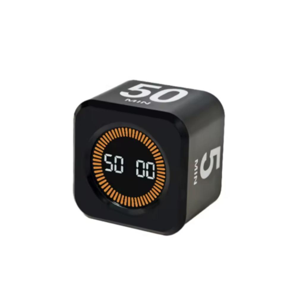 Шестигранный визуальный флип-таймер для детей Цифровой таймер для учебы Помодоро Таймеры для приготовления пищи Бесшумный отсчет времени Магнитный Умный таймер для продуктивности Кухонное время