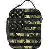 Camouflage American Flag Lunch Box Camo Insulated Lunch Bags for Women Men Girls Boys Detachable Handle Lunch Box Meal Tote Bag