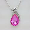 Korean Fashion Glass Crystal Water Drop Necklace Pendant