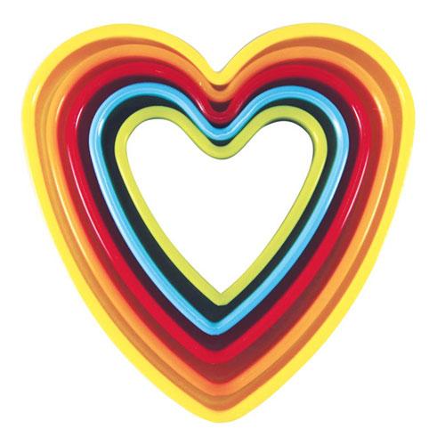 Формочки для печенья Аванти (Набор из 5) (Сердце)