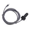 Кабель питания для автомобиля постоянного тока 10 футов 12 В 24 В 18AWG Водостойкий шнур питания для прикуривателя для мини-спутниковой тарелки, автодома, автомобиля