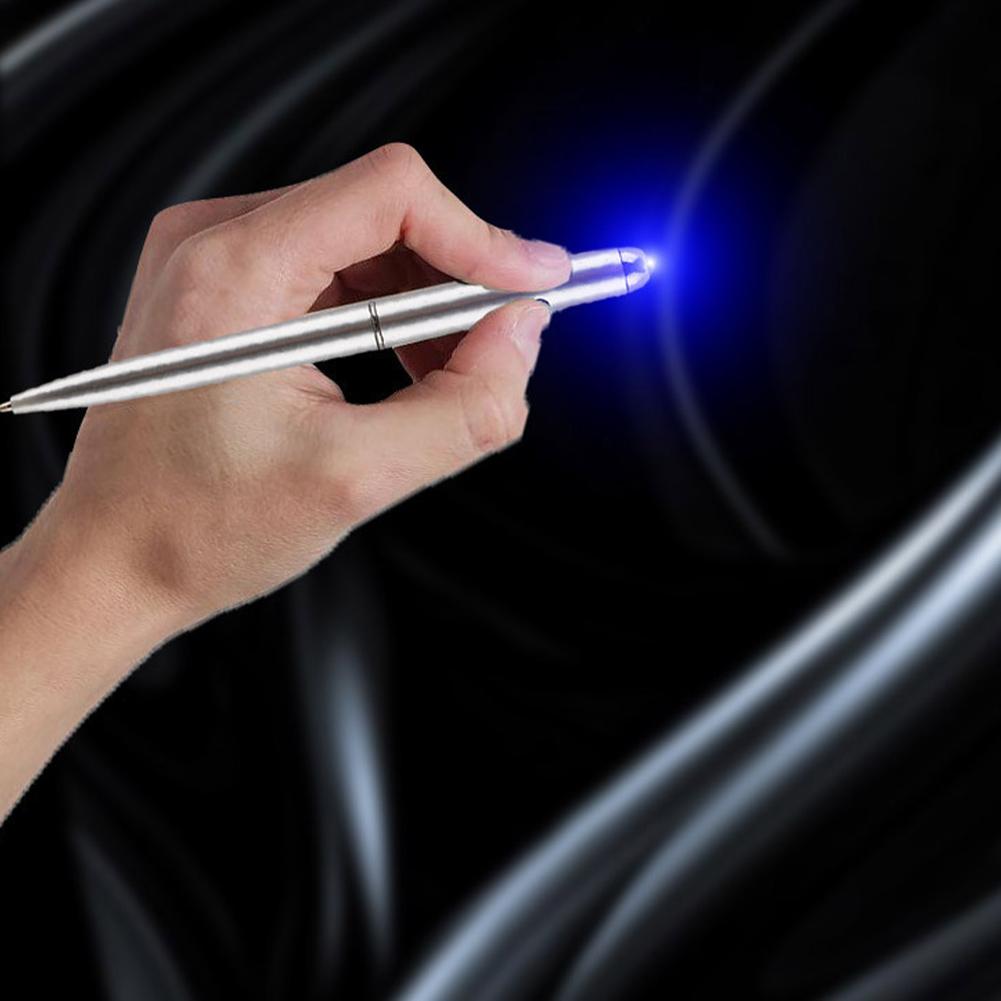 Секретная ручка с невидимыми чернилами, ручка-маркер для защиты от подделок, ручки для секретных сообщений со светодиодной УФ-лампой, секретная шариковая ручка, призы для класса