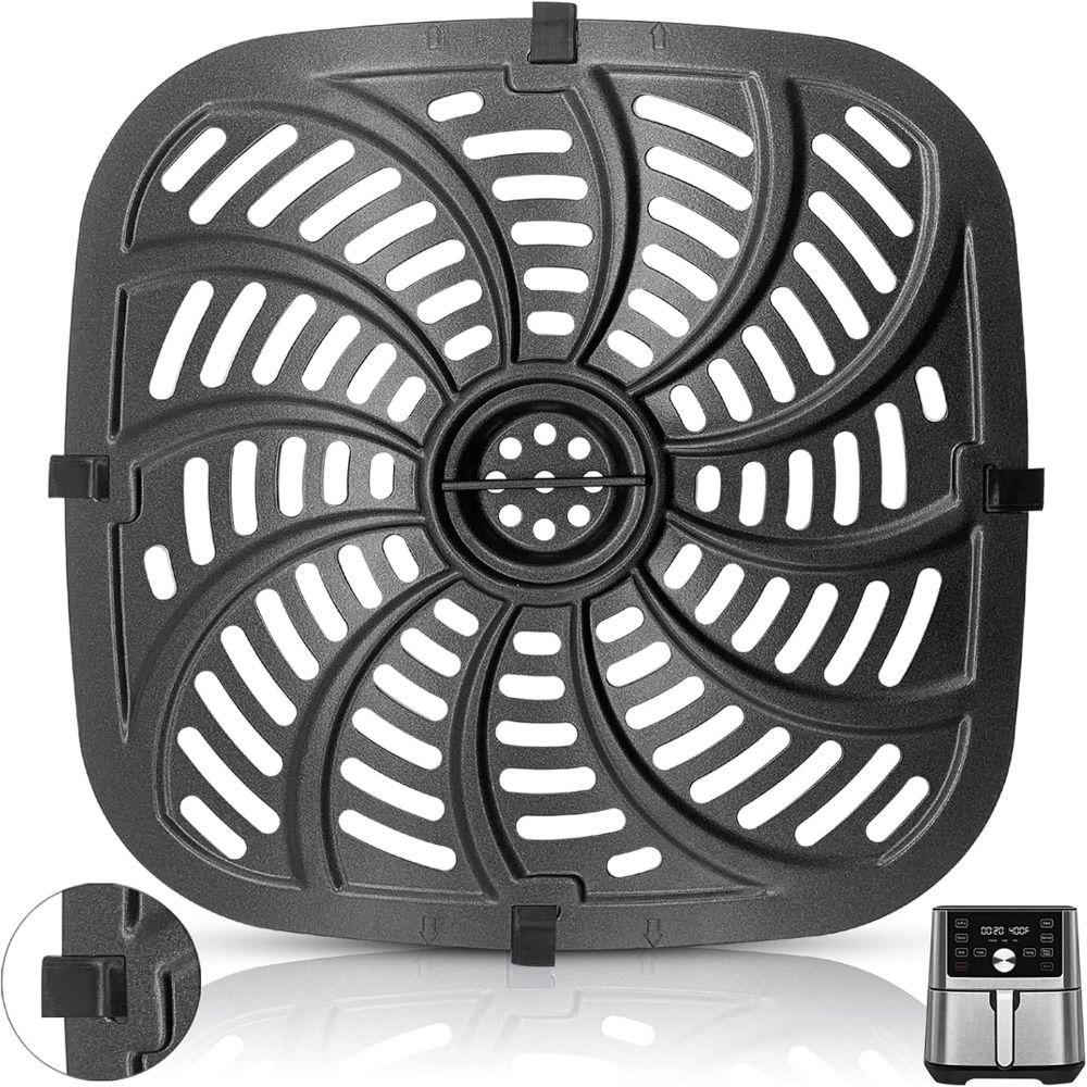 Non-Stick Air Fryer Mat Square Air Fryer Grill Plates Crisper Basket Air Fryer Accessories