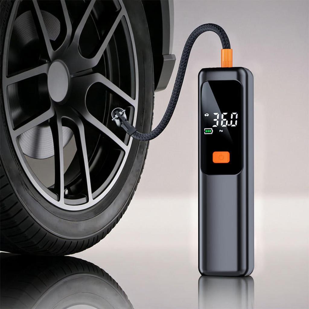 Автомобильный воздушный насос Маленький автомобильный насос для накачивания шин с ЖК-дисплеем Автоматическое отключение Автомобильные аксессуары для мотоциклов Седанов Пикапов