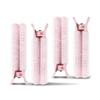 Gloss & Glow Root Volume Hair Roll Clips, Light Pink, Set of 4